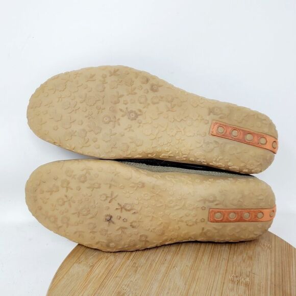 Spring Step Shoes Womens 40 Bronze Metallic Leather Loafer Flat Comfort Sandals - Picture 11 of 13